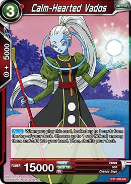 Calm-Hearted Vados BT1-009 Dragon Ball Super Galactic Battle