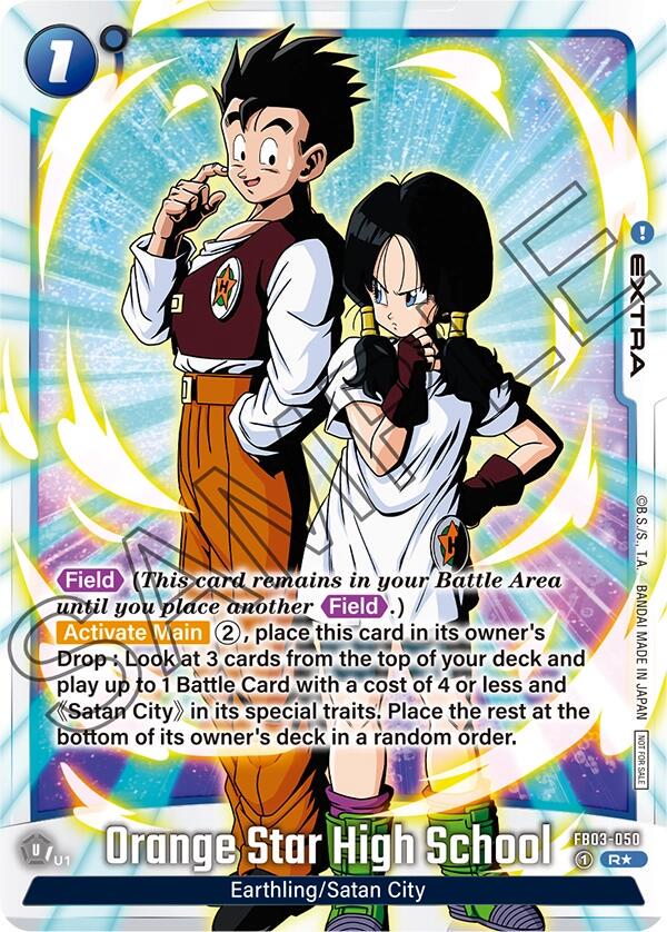 Orange Star High School [Tournament Pack -Winner- 04 Holo] FB03-050 Dragon Ball Fusion World Judge Promo