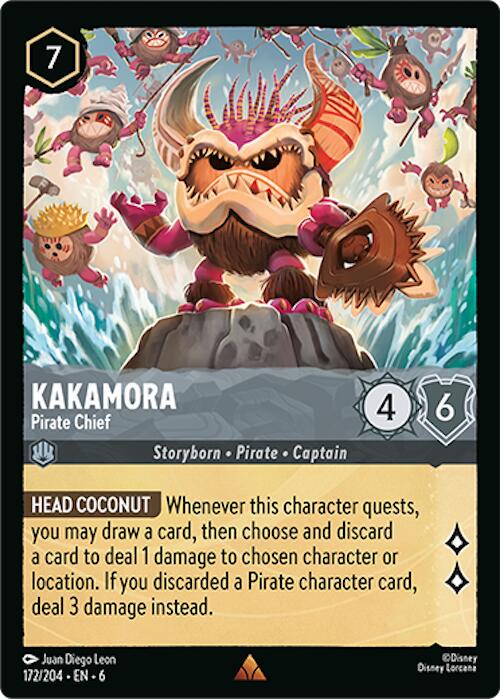 Kakamora - Pirate Chief [Foil] #172 Lorcana Azurite Sea