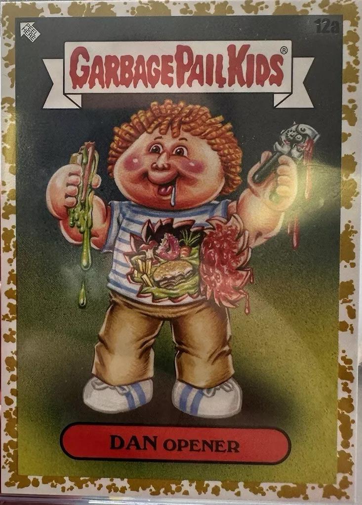 DAN Opener [Gold] #12a Garbage Pail Kids Food Fight