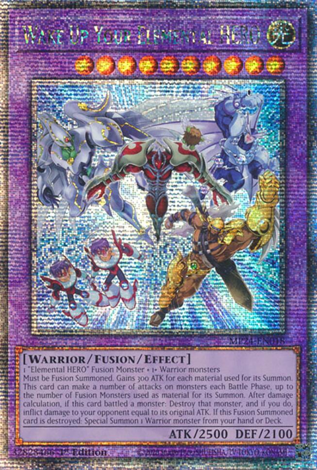 Wake Up Your Elemental HERO MP24-EN018 YuGiOh 25th Anniversary Tin: Dueling Mirrors