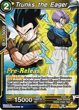 Trunks the Eager BT10-109 Dragon Ball Super Rise of the Unison Warrior: Pre-Release Promos