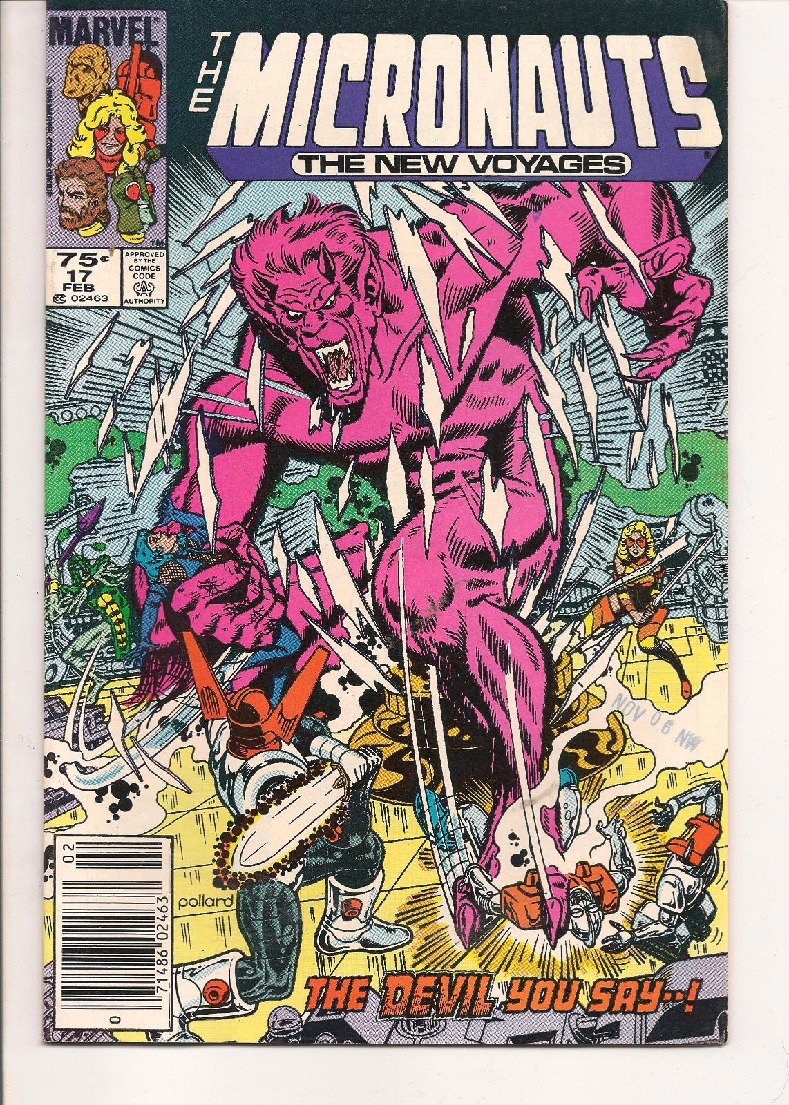 The Micronauts The New Voyages [Newsstand] #17 (1986) Comic Books Micronauts: The New Voyages