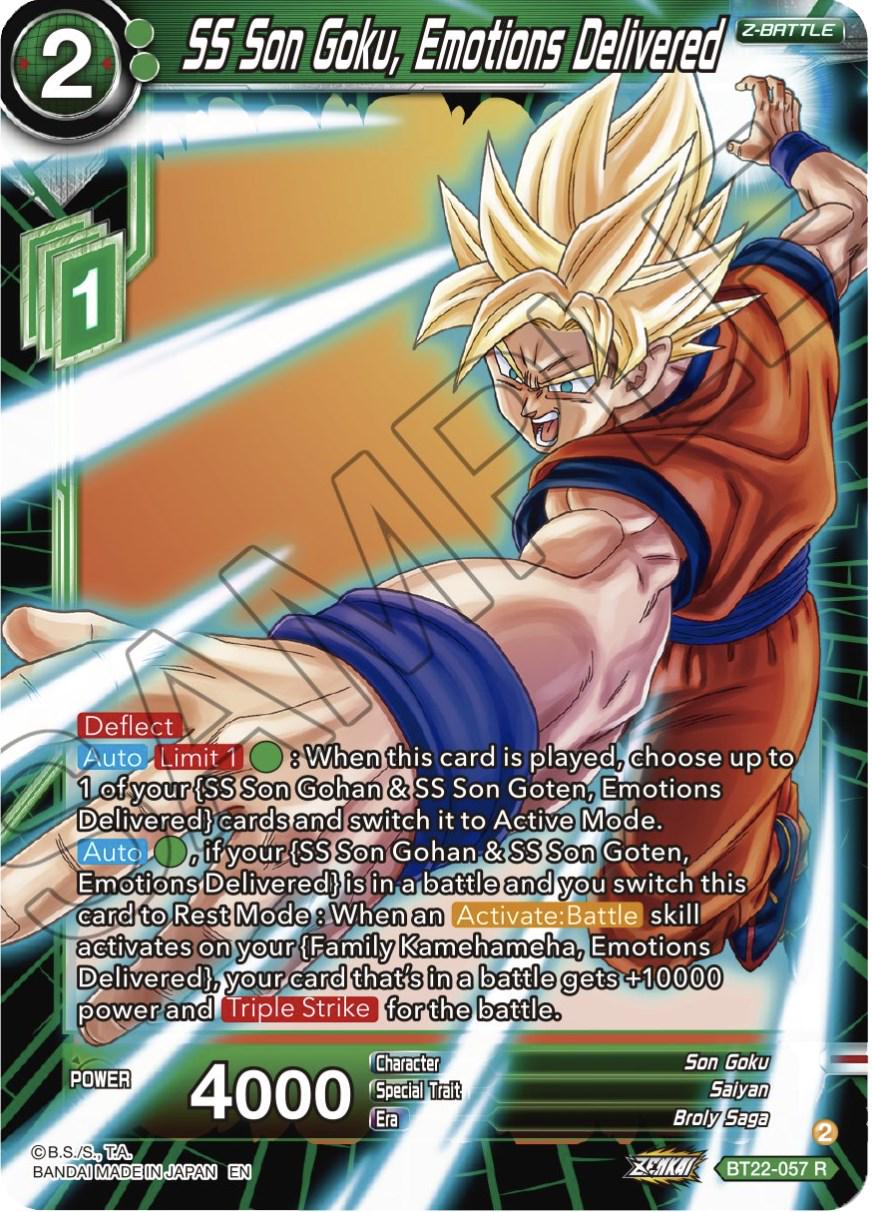 SS Son Goku, Emotions Delivered BT22-057 Dragon Ball Super Critical Blow