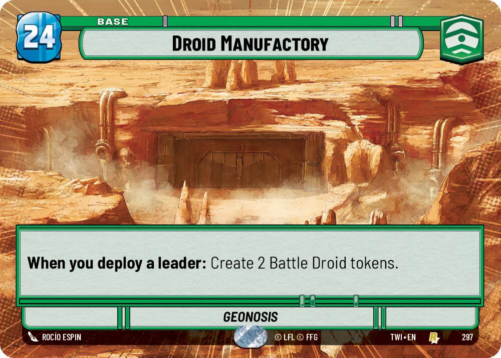 Droid Manufactory [Hyperspace Foil] #297 Star Wars Unlimited: Twilight of the Republic