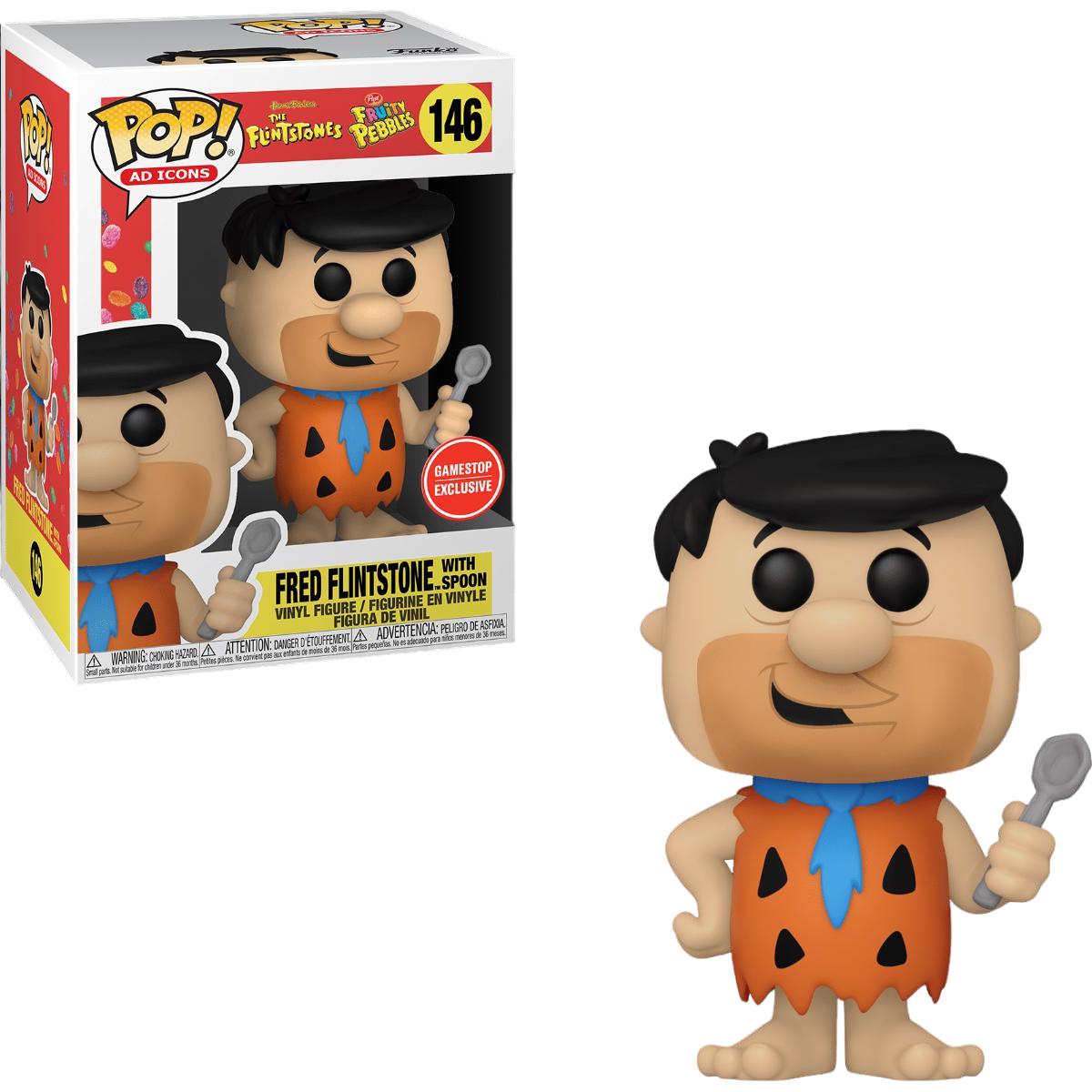 Fred Flintstone With Spoon #146 Funko POP Ad Icons