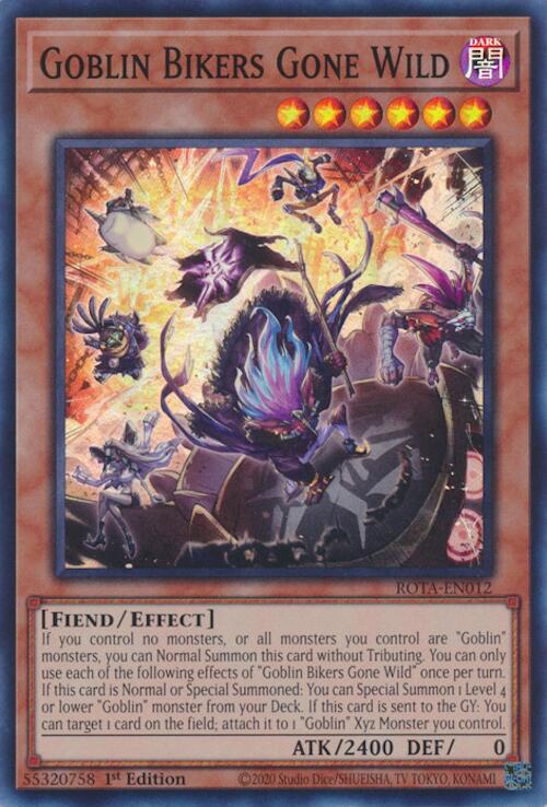 Goblin Bikers Gone Wild ROTA-EN012 YuGiOh Rage of the Abyss