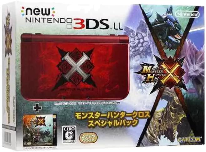 New Nintendo 3DS LL Monster Hunter Cross X JP Nintendo 3DS