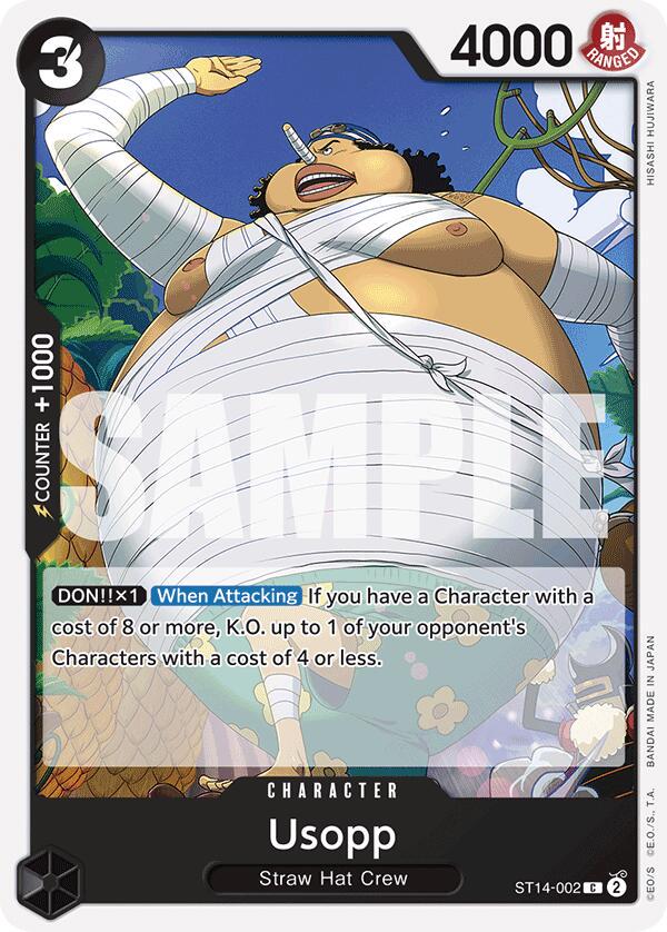 Usopp ST14-002 One Piece Starter Deck 14: 3D2Y