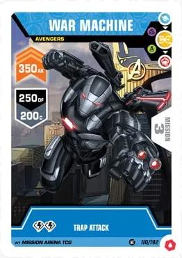 WAR MACHINE #110 Marvel 2022 Mission Arena