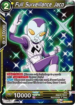 Full Surveillance Jaco BT5-088 Dragon Ball Super Miraculous Revival