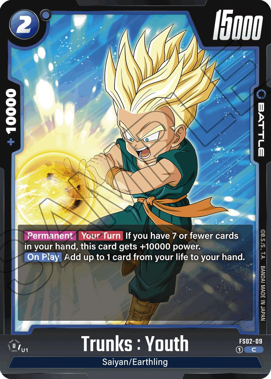 Trunks : Youth - FS02-09 FS02-09 Dragon Ball Fusion World Starter Deck: Vegeta