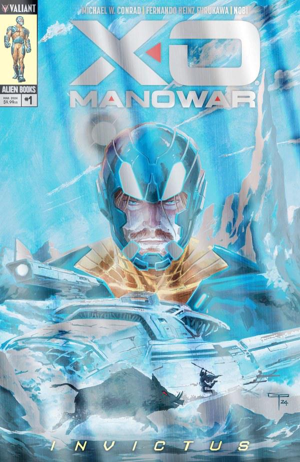 X-O Manowar: Invictus [Peralta Foil] #1 (2024) Comic Books X-O Manowar: Invictus