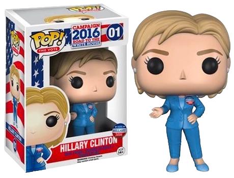 Hillary Clinton [Blue] #1 Funko POP The Vote