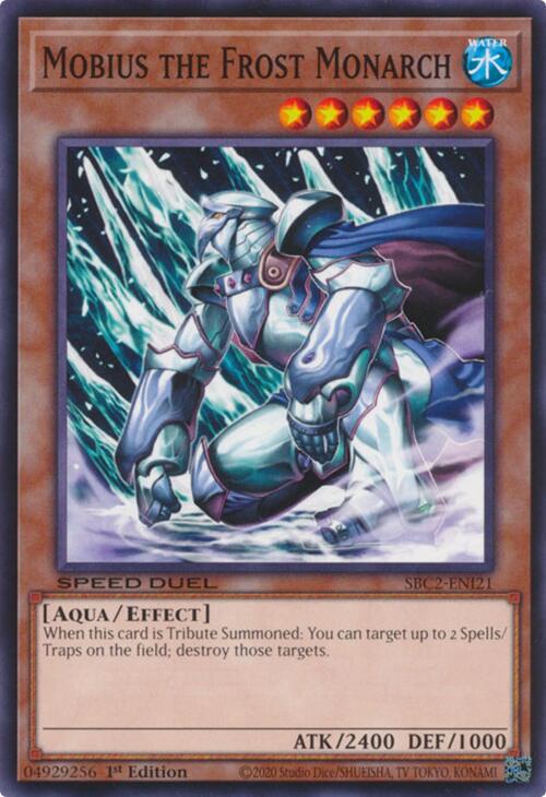 Mobius the Frost Monarch SBC2-ENI21 YuGiOh Speed Duel: Battle City Finals