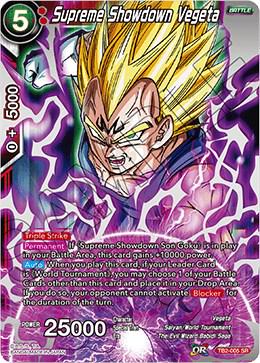 Supreme Showdown Vegeta TB2-005 Dragon Ball Super World Martial Arts Tournament