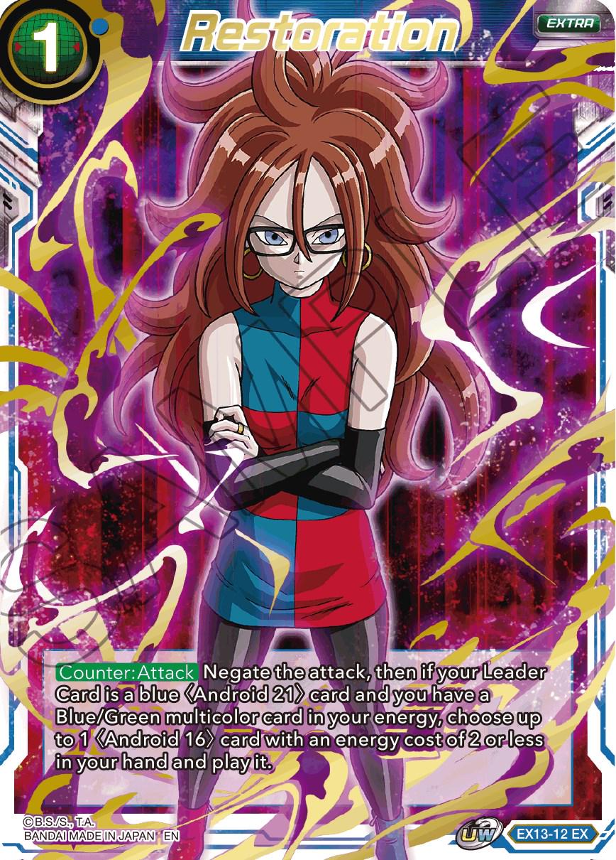 Restoration [Foil] EX13-12 Dragon Ball Super Expansion Set: Special Anniversary Box 2020