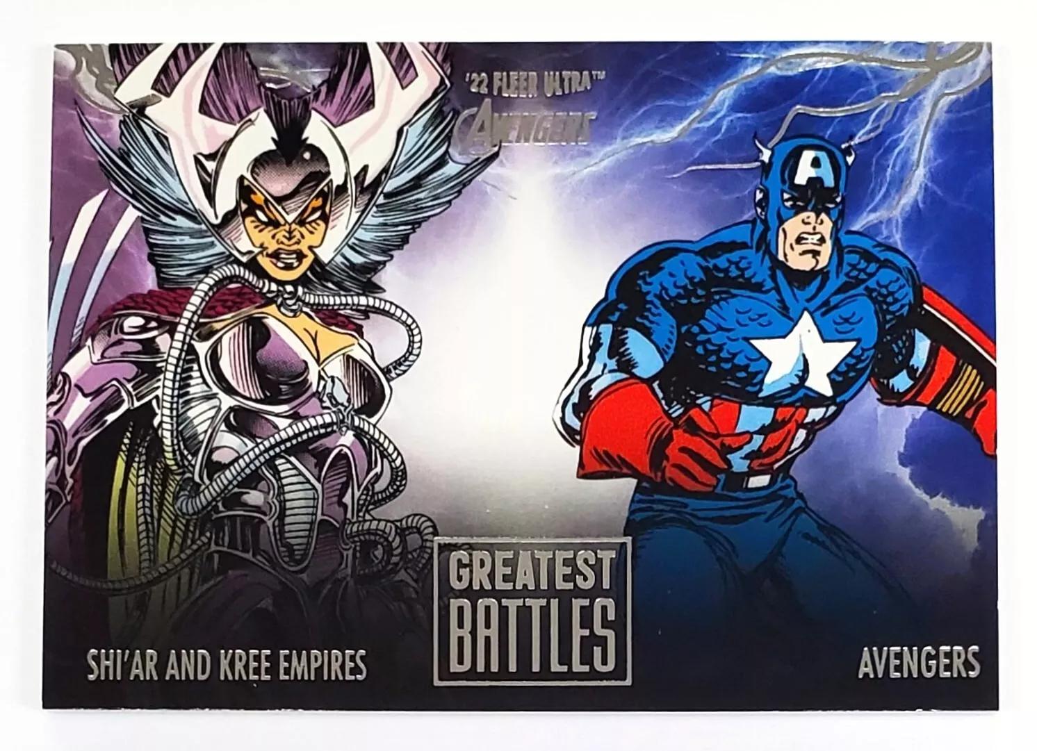 Shi'Ar And Kree Empires Vs. The Avengers #EB-5 Marvel 2022 Ultra Avengers Greatest Battles