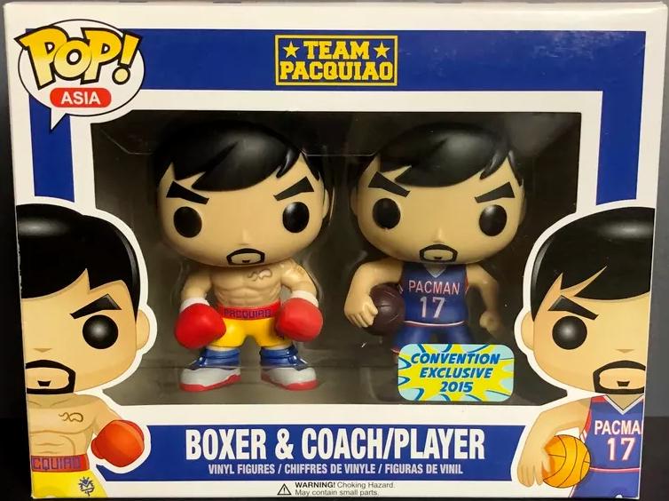 Manny Pacquiao [Boxer And Coach/Player] 2 Pack Funko POP Asia