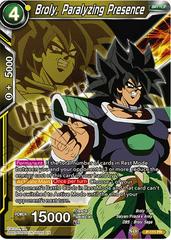 Broly, Paralyzing Presence P-111 Dragon Ball Super Magnificent Collection Forsaken Warrior Prices