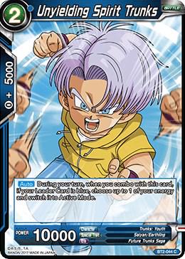 Unyielding Spirit Trunks BT2-044 Dragon Ball Super Union Force