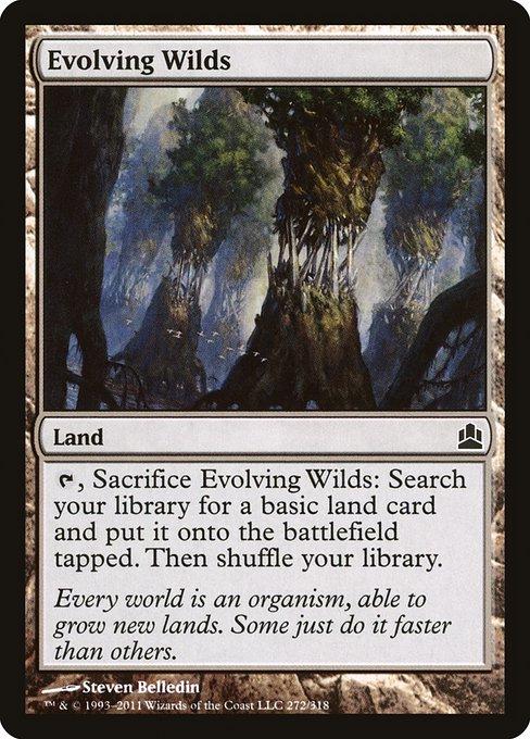 Evolving Wilds Magic Commander