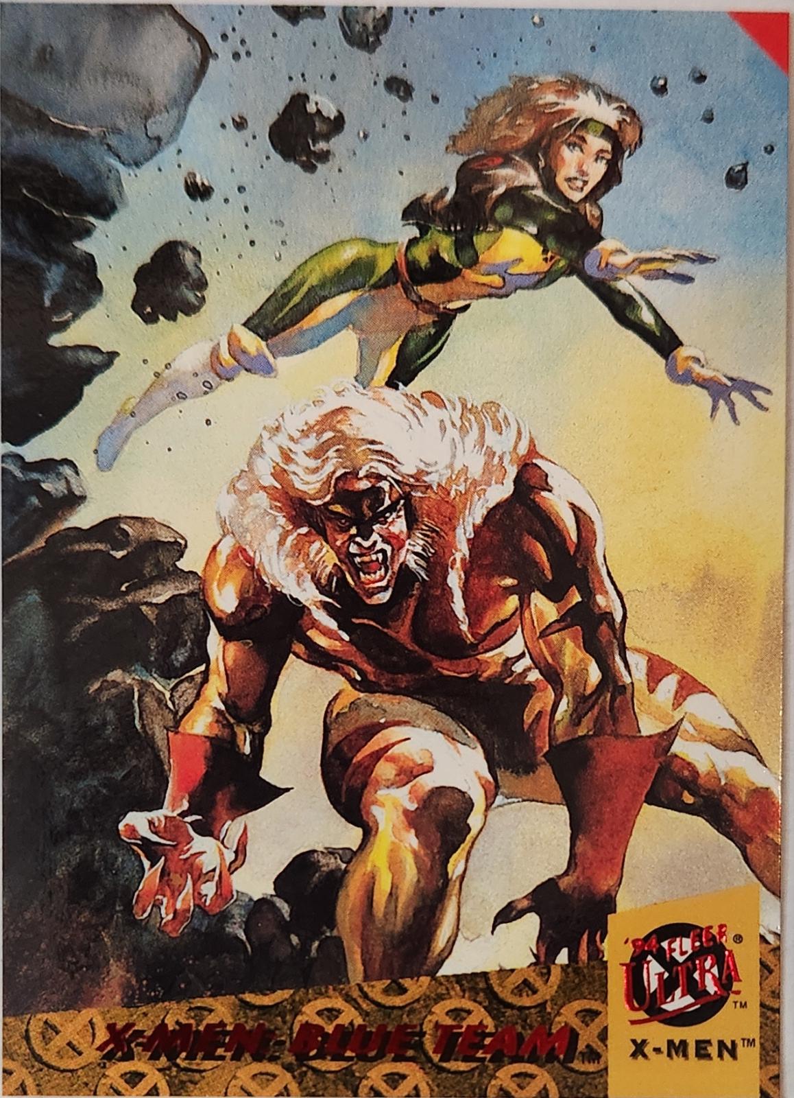 Sabertooth & Rogue #1 Marvel 1994 Ultra X-Men Team Triptych