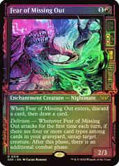 Fear Of Missing Out [Showcase Foil] #316 Magic Duskmourn: House of Horror Prices