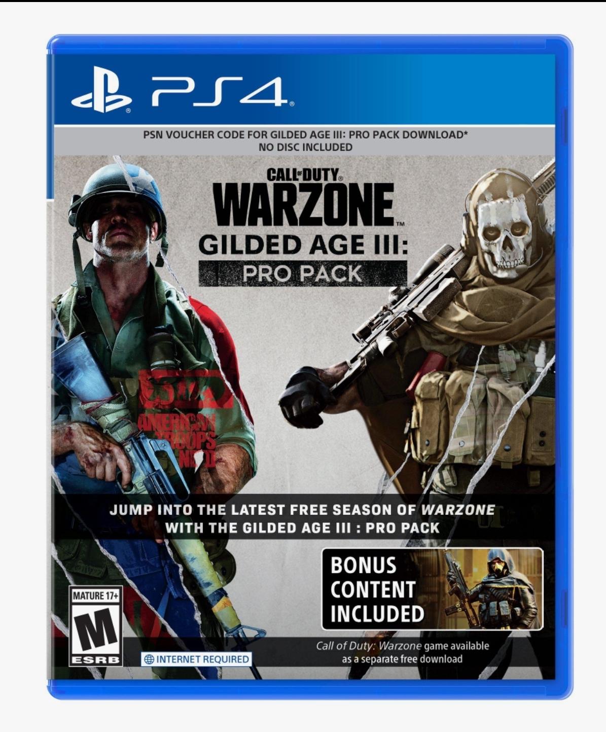 Call Of Duty Warzone Gilded AGE III: Pro Pack Precios Playstation 4 ...