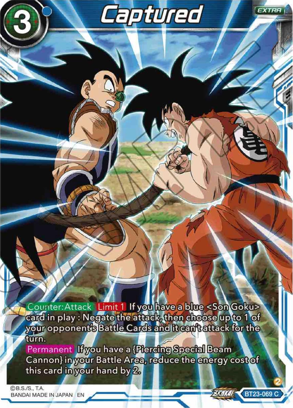 Captured BT23-069 Dragon Ball Super Perfect Combination