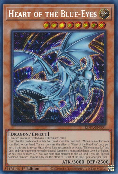 Heart of the Blue-Eyes ROTA-EN004 YuGiOh Rage of the Abyss