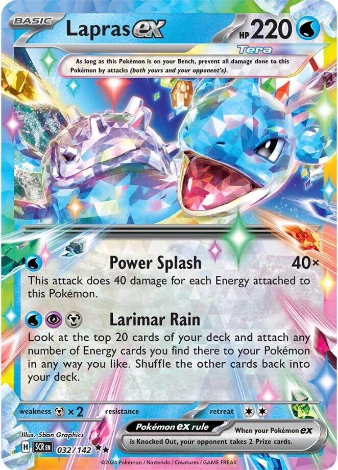 Lapras ex #32 Pokemon Stellar Crown