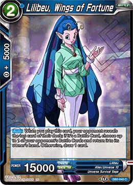 Lilibeu, Wings of Fortune DB2-048 Dragon Ball Super Divine Multiverse