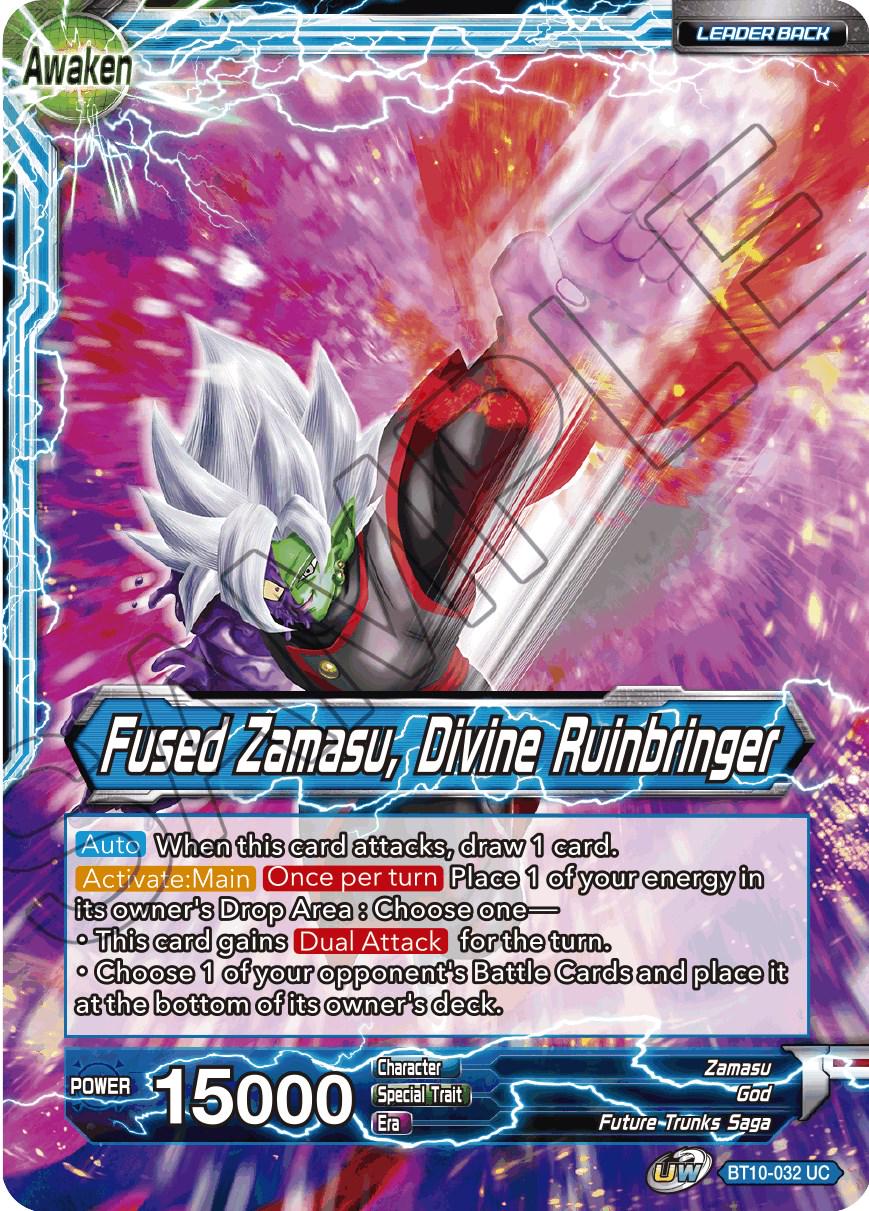 Fused Zamasu // Fused Zamasu, Divine Ruinbringer [Foil] BT10-032 Dragon Ball Super Rise of the Unison Warrior