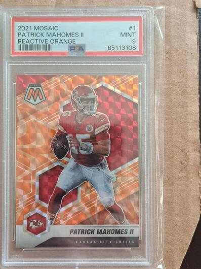 Patrick Mahomes II [Reactive Orange Mosaic] #1 photo