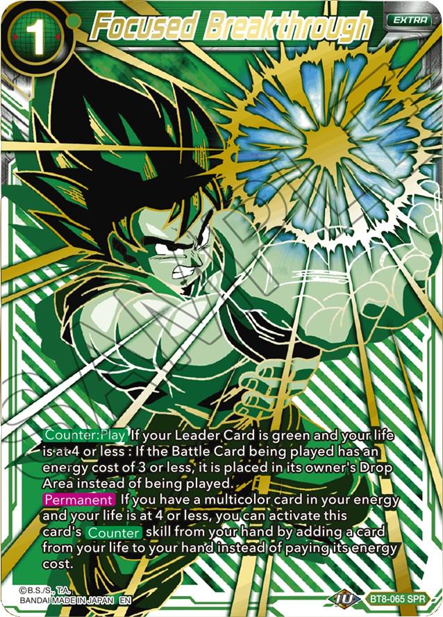 Focused Breakthrough [SPR] BT8-065 Dragon Ball Super Malicious Machinations