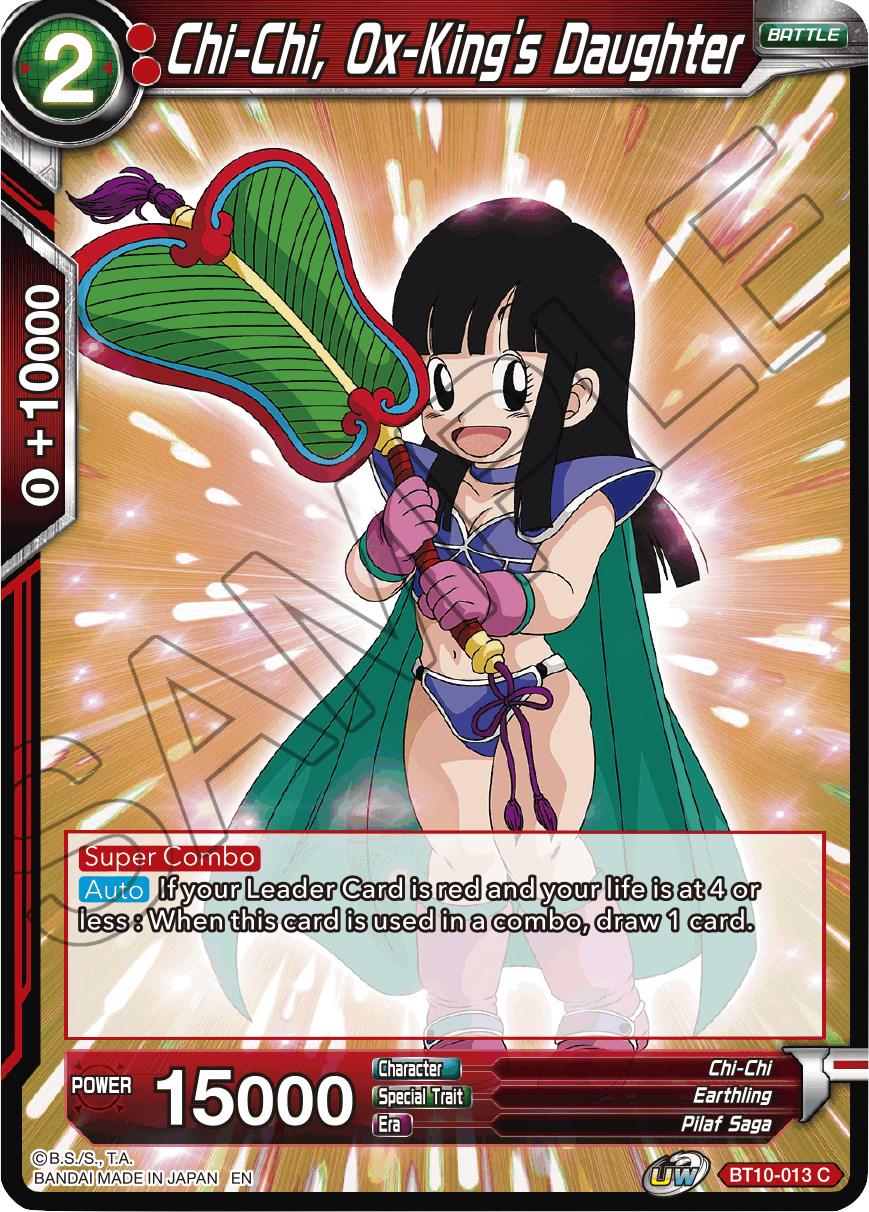 Chi-Chi, Ox-King's Daughter [Foil] BT10-013 Dragon Ball Super Rise of the Unison Warrior