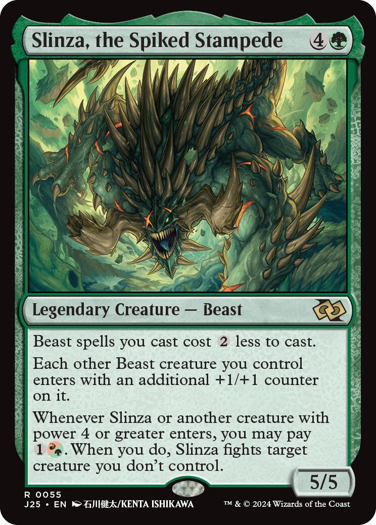 Slinza, the Spiked Stampede [Anime] #55 Magic Foundations Jumpstart