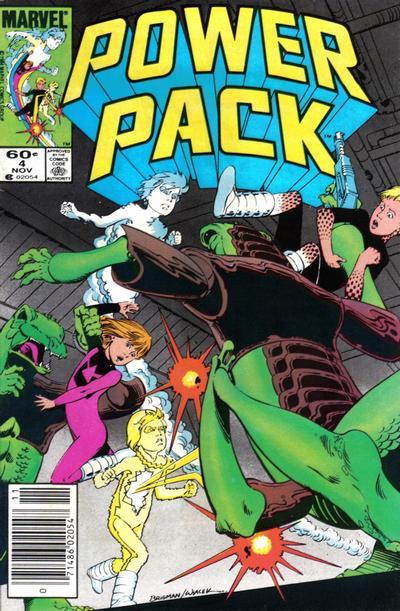 Power Pack [Newsstand] #4 (1984) Comic Books Power Pack