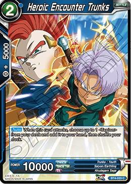 Heroic Encounter Trunks [Foil] BT4-033 Dragon Ball Super Colossal Warfare