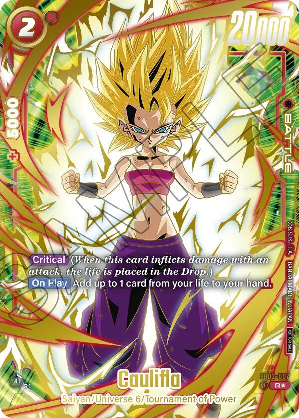 Caulifla - FB02-007 [Ultimate Battle 2024 Vol.2 Holo] FB02-007 Dragon Ball Fusion World Judge Promo