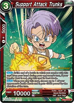 Support Attack Trunks BT6-010_PR Dragon Ball Super Series 6 Pre-Release Promos