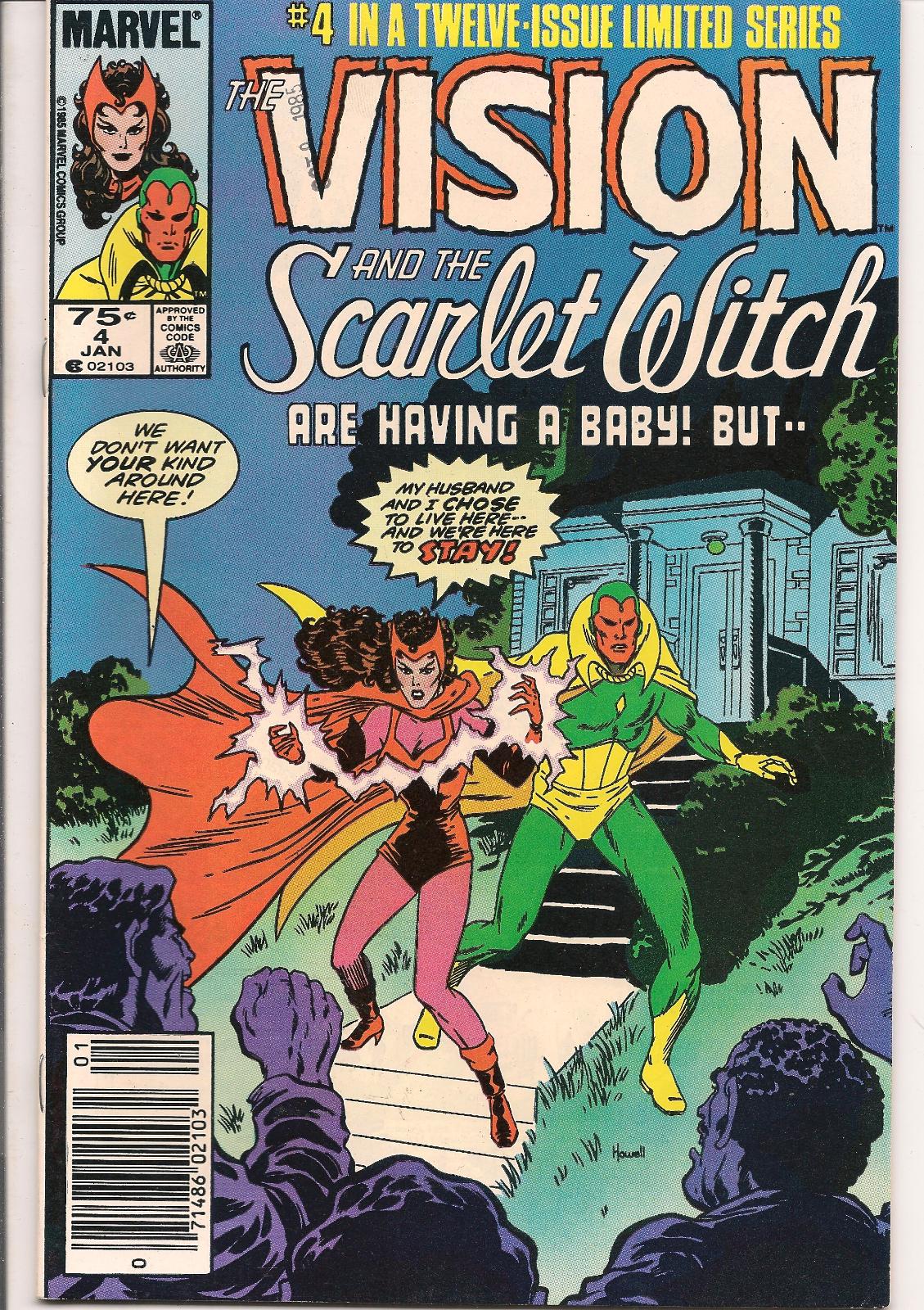 Vision And The Scarlet Witch [Newsstand] #4 (1986) Comic Books Vision and the Scarlet Witch