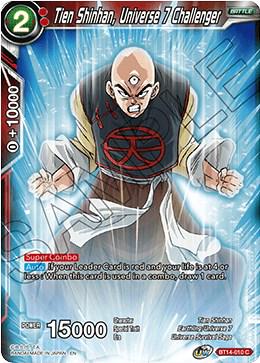 Tien Shinhan, Universe 7 Challenger [Foil] BT14-010 Dragon Ball Super Cross Spirits