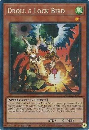 Droll & Lock Bird [Collector's Rare] RA02-EN006 YuGiOh 25th Anniversary Rarity Collection II