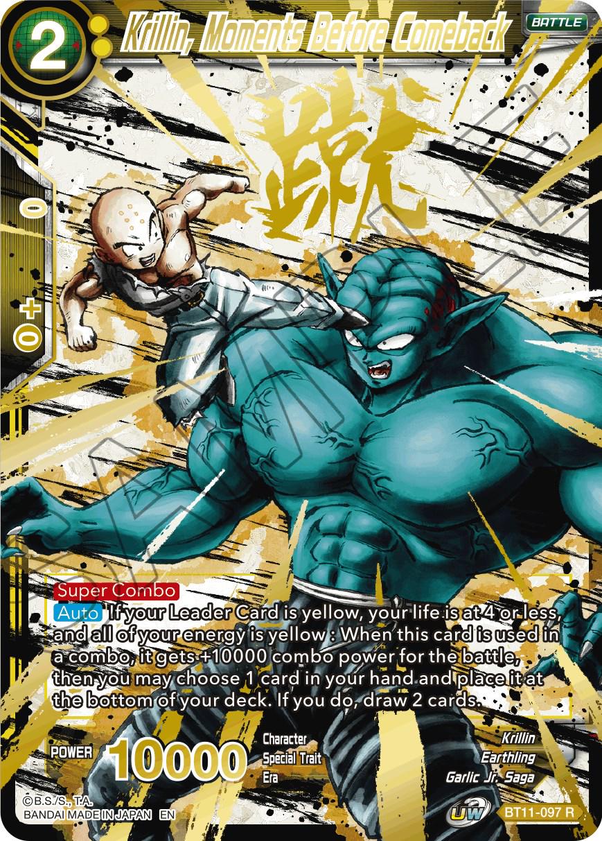 Krillin, Moments Before Comeback [Alternate Art] BT11-097 Dragon Ball Super Expansion Set: Special Anniversary Box 2021