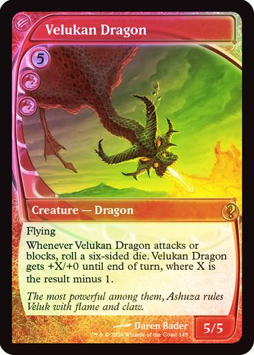 Velukan Dragon [Foil] #145 Magic Mystery Booster 2