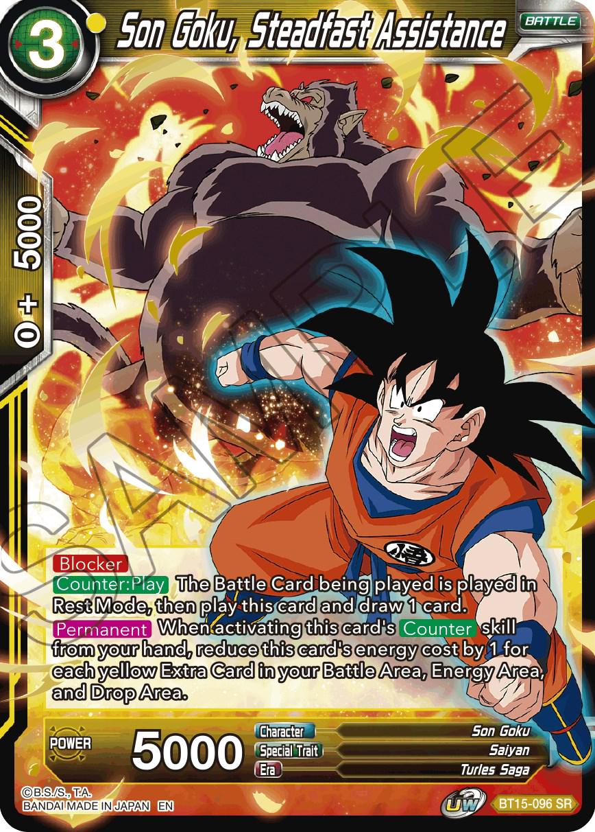 Son Goku, Steadfast Assistance BT15-096 Dragon Ball Super Saiyan Showdown