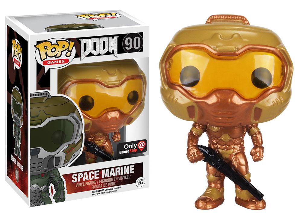 Space Marine [Gold] #90 Funko POP Games