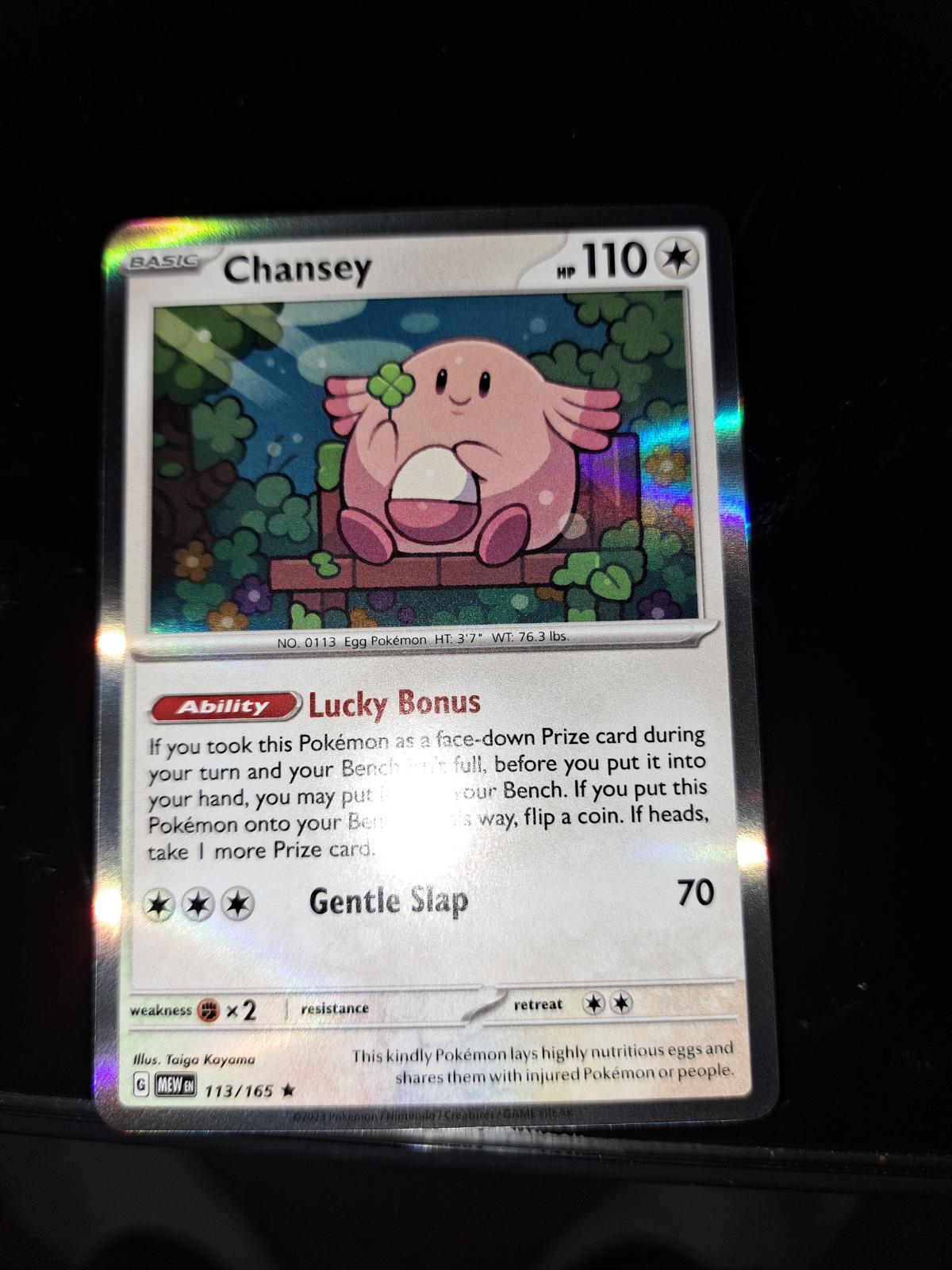 Chansey #113 Pokemon Scarlet & Violet 151